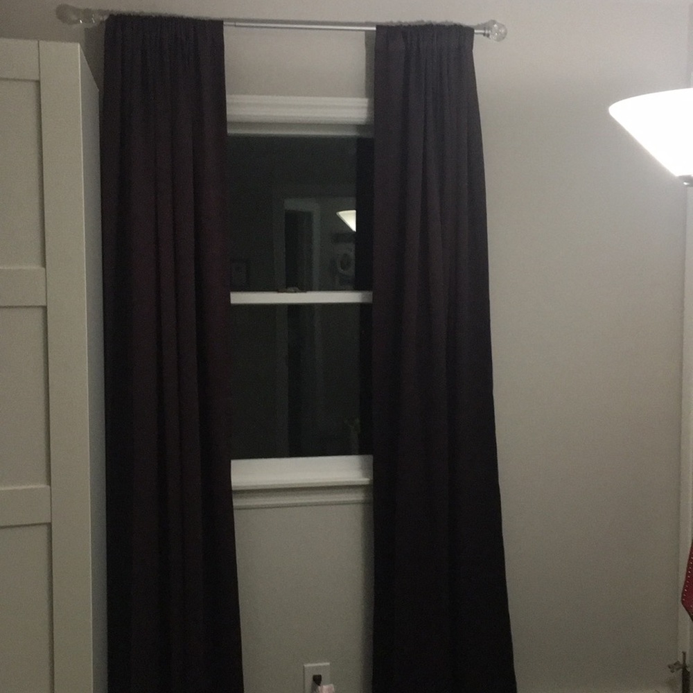 Dark Purple Curtain